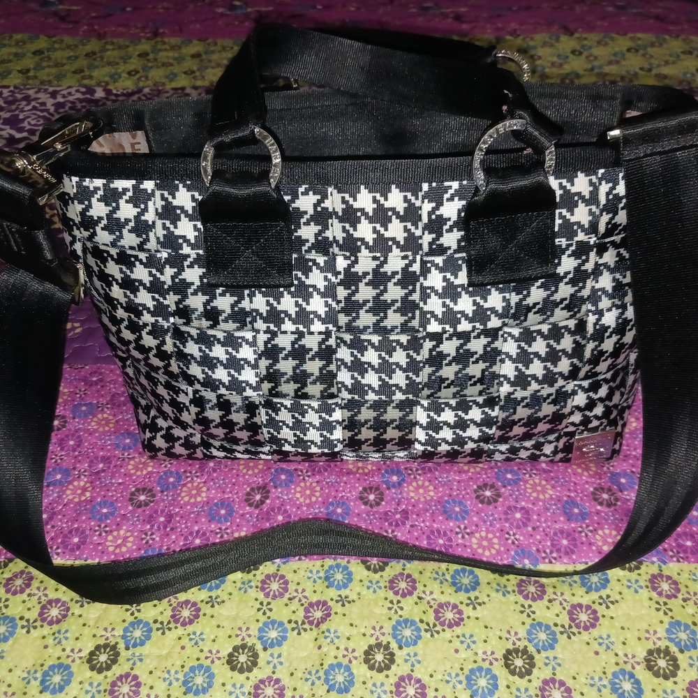 Harveys Original Seatbelt Bag Houndstooth Women's Crossbody